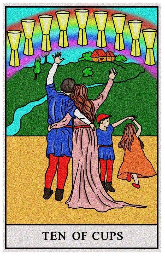 Boston Tarot Readings - Ten of Cups