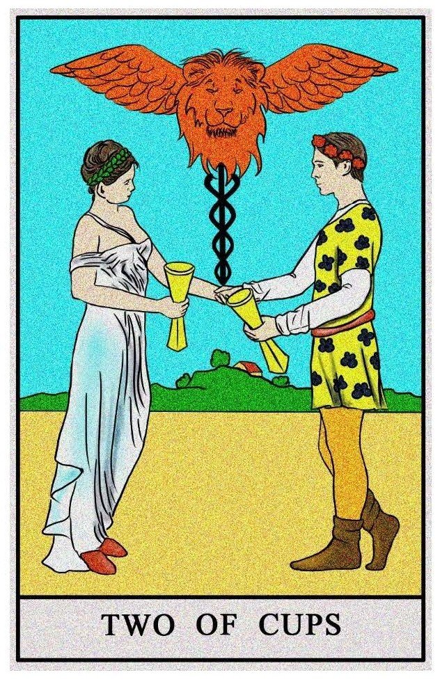 Boston Tarot Readings - Two of Cups