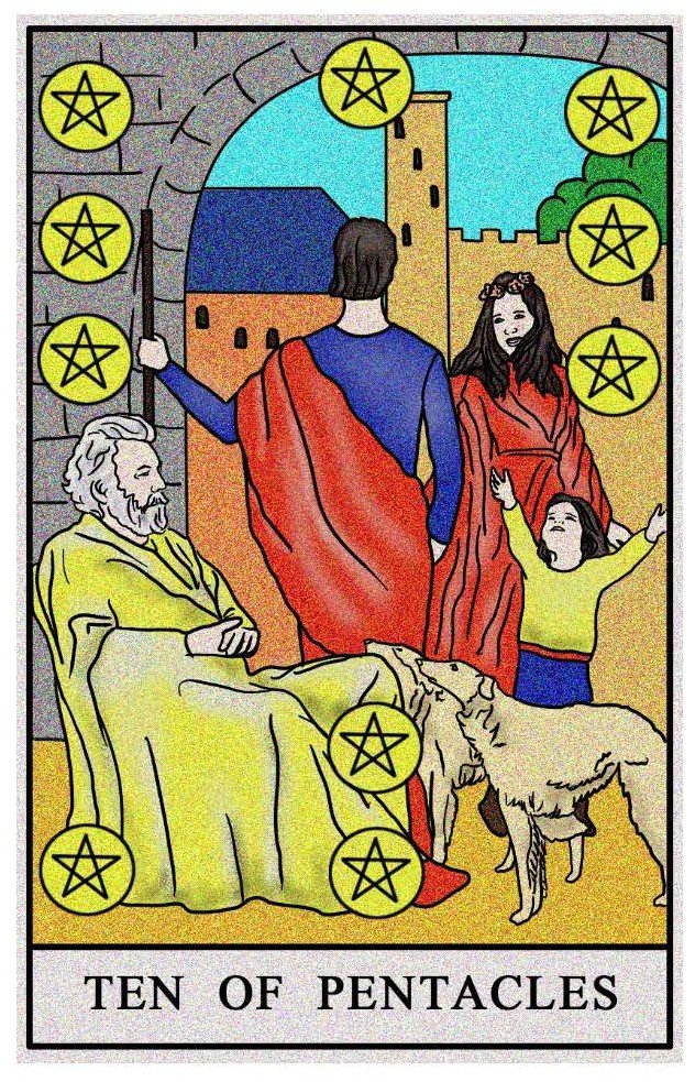 Boston Tarot Readings - Ten of Pentacles