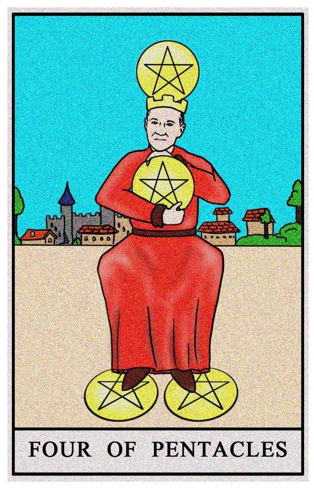 Boston Tarot Readings - Four of Pentacles