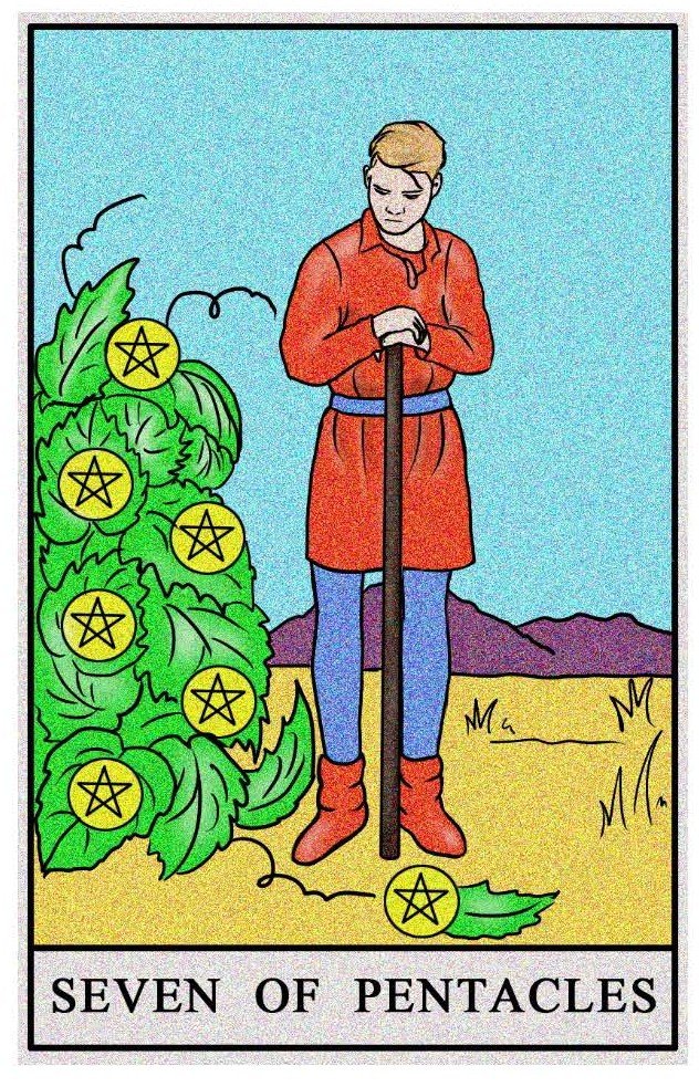 Boston Tarot Readings - Seven of Pentacles