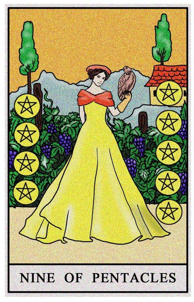 Boston Tarot Readings - Nine of Pentacles