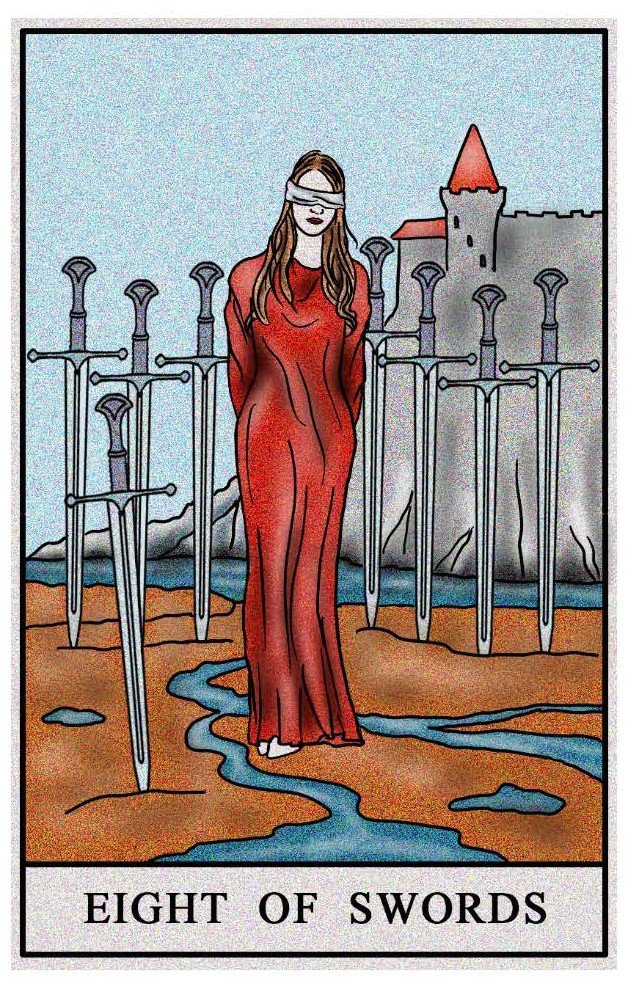 Boston Tarot Readings - Eight of Swords