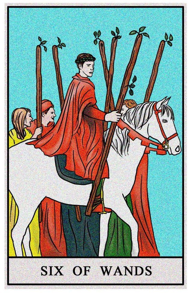 Boston Tarot Readings - Six of Wands