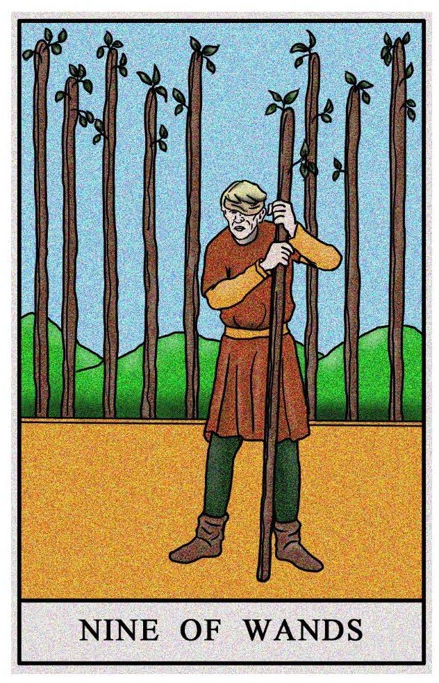 Boston Tarot Readings - Nine of Wands